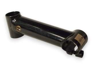 Musta 125mm 1 25,4mm ahead ohjainkannatin 00002